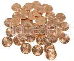 Dollar coins 1 cent wheat penny cent