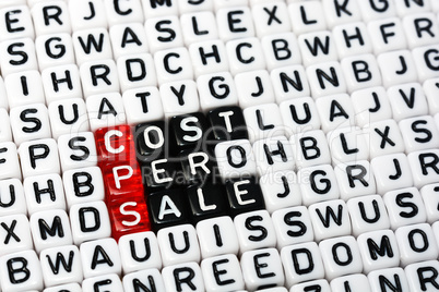 CPS Cost Per Sale dices