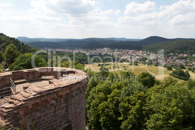 View from the Altdahn Castle