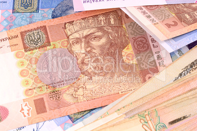 european money, ukrainian money