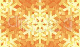 Shiny Gold Light Snowflakes Seamless Pattern for Christmas Desin