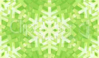 Shiny Green Snowflakes Seamless Pattern for Christmas Desing