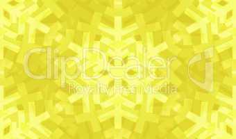 Shiny Lemon Snowflakes Seamless Pattern for Christmas Desing