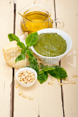 Italian basil pesto sauce ingredients