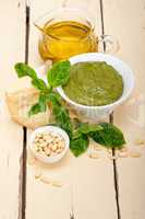 Italian basil pesto sauce ingredients