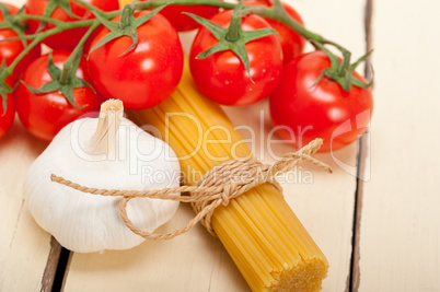 Italian basic pasta ingredients