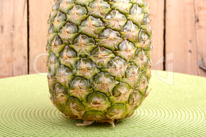 fresh pineapple with corn and orange