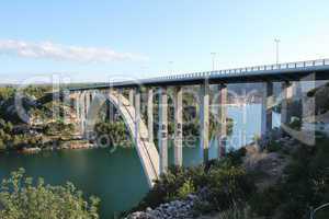 Croatian Krka bridge