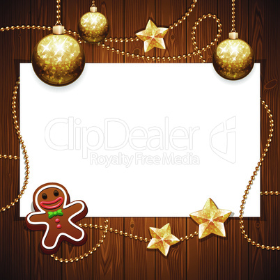 Christmas Background with Copy Space