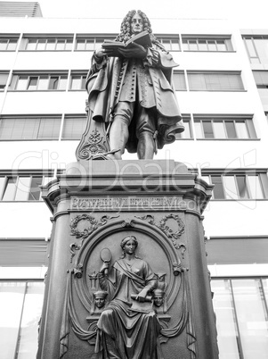 Leibniz Denkmal Leipzig