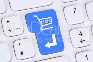 Online Shopping E-Commerce bestellen und einkaufen im Internet