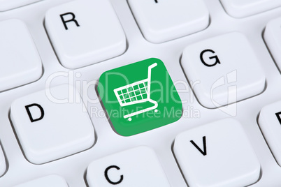 Online Shopping E-Commerce einkaufen im Internet