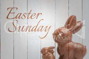 Composite image of easter sunday