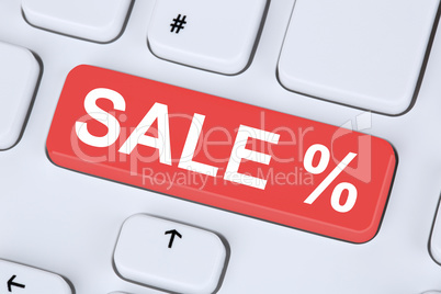 Sale Ausverkauf Online Shopping E-Commerce einkaufen im Internet