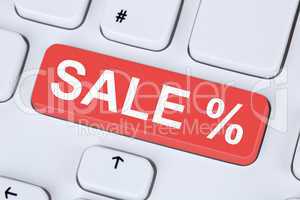 Sale Ausverkauf Online Shopping E-Commerce einkaufen im Internet