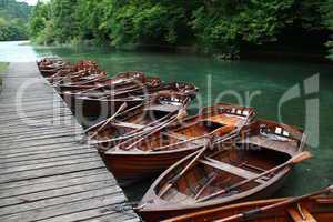 Boats on the lake