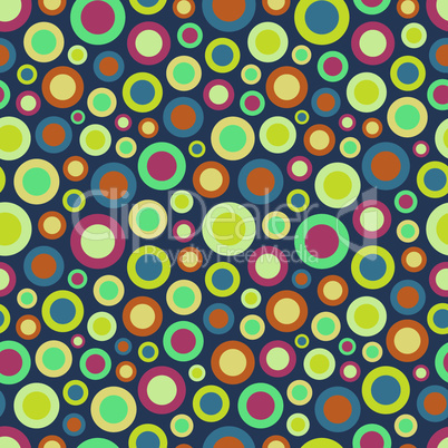 Seamless festive background from circles.  Vector Illustration.