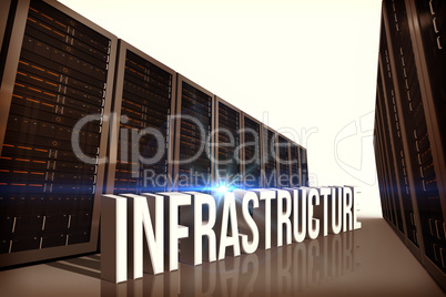 Composite image of infrastructure