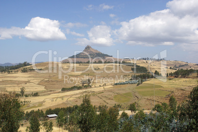 Landschaft um Gondar, Äthiopien, Afrika