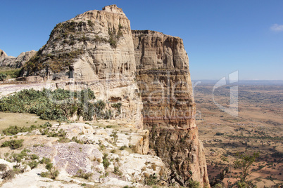 Landschaft von Tigray, Äthiopien, Afrika