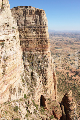 Landschaft von Tigray, Äthiopien, Afrika