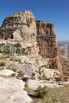 Landschaft von Tigray, Äthiopien, Afrika