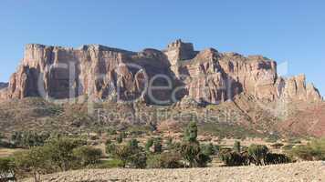 Landschaft von Tigray, Äthiopien, Afrika