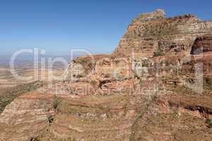 Landschaft von Tigray, Äthiopien, Afrika