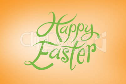 Composite image of happy easter