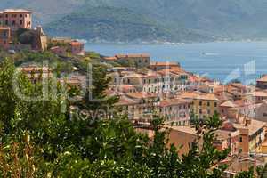 Panorama von Portoferraio, Insel Elba, Italien