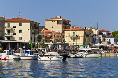 Hafen von Marina di Campo, Insel Elba, Italien