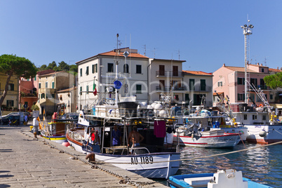 Hafen von Marina di Campo, Insel Elba, Italien
