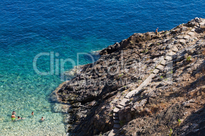 Küste der Insel Elba, Toskana, Italien