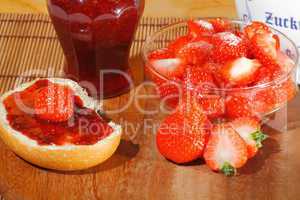 Erdbeere, Konfitüre, Marmelade