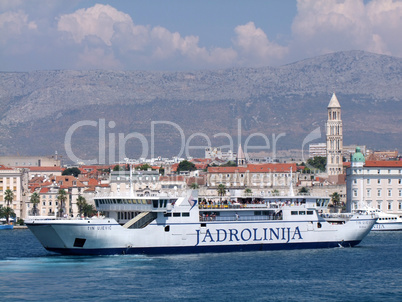 Hafen Split in Kroatien, Dalmatien