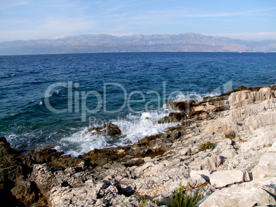 Küstengebirge in Kroatien, Dalmatien - Panorama