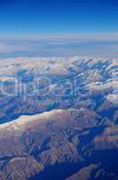Luftaufnahme Berge und Gebirgslandschaft im Irak Pamirgebirge