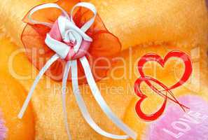 Abstract flower love background