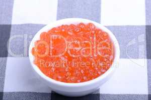 red caviar close up