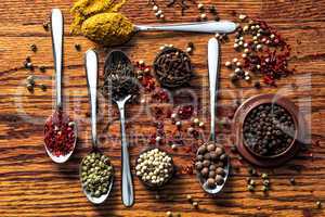 Herbs and spices selection - cooking, healthy eating