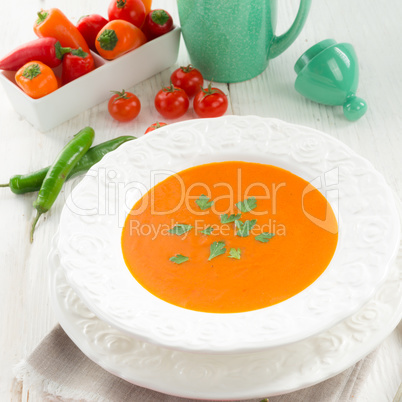 Paprika soup