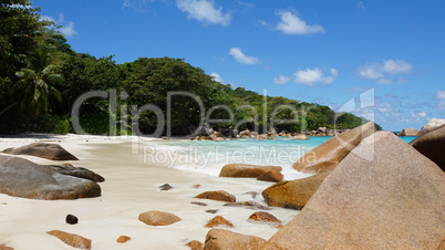 tropical beach anse lazio