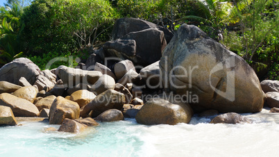 waves and granite