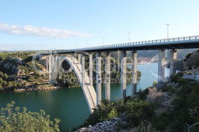 Croatian Krka bridge