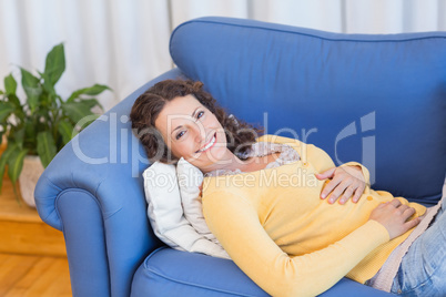 Woman having a stomachache