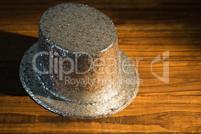 Silver party hat