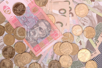 european money, ukrainian hryvnia