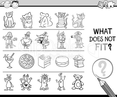 what does not fit game cartoon