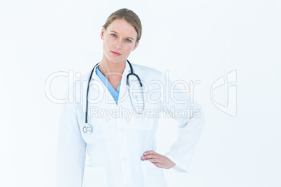 Doctor looking at the camera