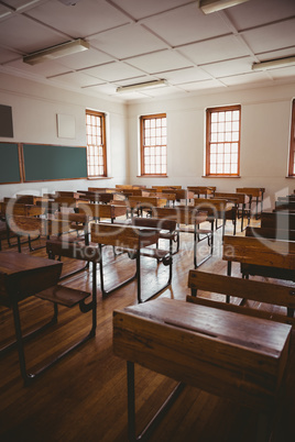 Empty classroom